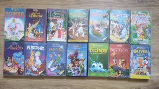 29 Películas VHS Disney (Español)