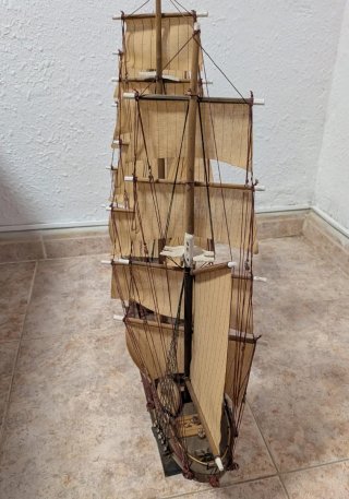 Maqueta Fragata Madera S.XVIII