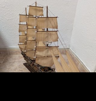 Maqueta Fragata Madera S.XVIII