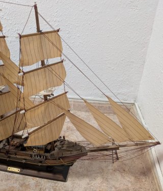 Maqueta Fragata Madera S.XVIII