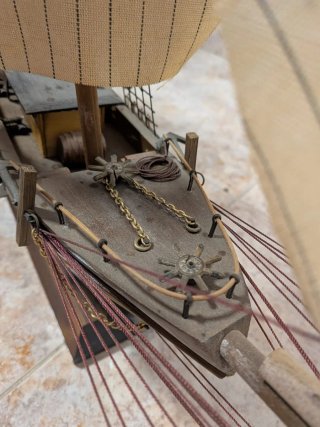 Maqueta Fragata Madera S.XVIII