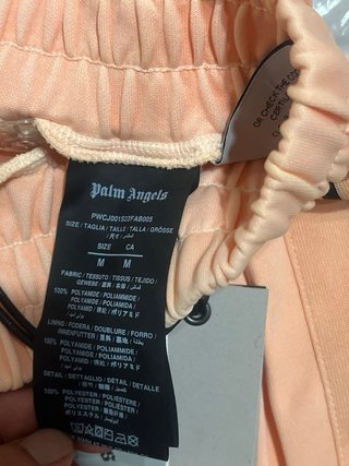 Pantaloni Palm Angels rosa