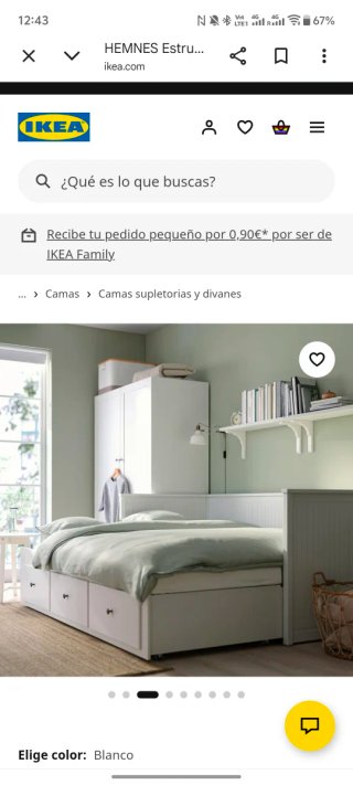 Cama Diván Ikea HEMNES 3 Cajones