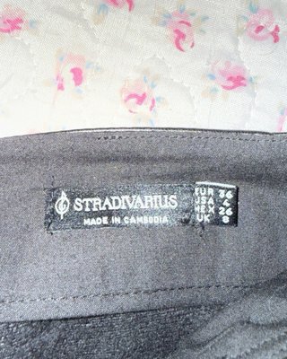 Falda-pantalón efecto piel Stradivarius