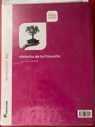 Libro Filosofia 2 bachiller Santillana