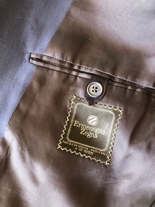 Chaqueta Americana Ermenegildo Zegna. Azul
