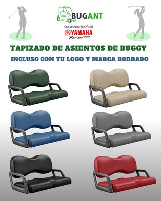 Tapizado Asientos Buggy Golf Yamaha