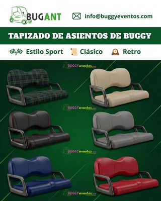 Tapizado Asientos Buggy Golf Yamaha
