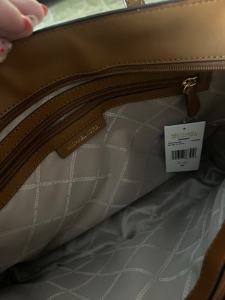 Bolso Michael Kors Marrón y Dorado