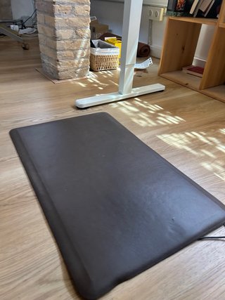 Escritorio Elevable Blanco + Alfombrilla