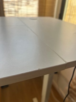 Escritorio Elevable Blanco + Alfombrilla