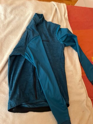 maillot largo Chaqueta Santini fina verde azulado