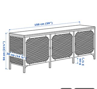 Mueble TV Ikea FJÄLLBO 150x36x54 cm