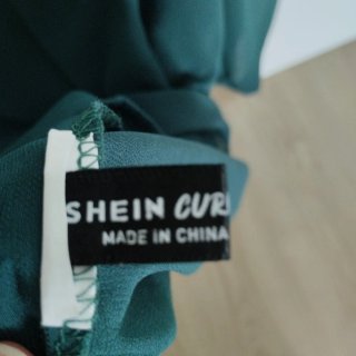 Blusa verde manga 3/4