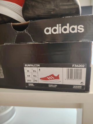 Zapatillas Adidas Runfalcon Talla 44 rojo
