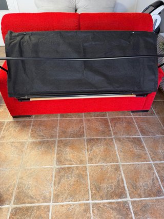 Sofá Cama Rojo Tela