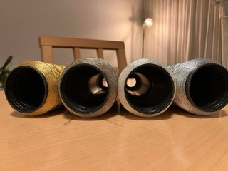 Hilos metalizados para bordar o coser