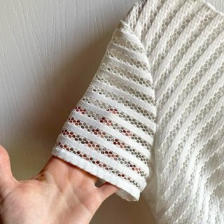 Abito bianco estivo elegante tessuto tecnico