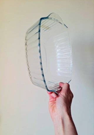 Lote Bandejas / fuertes de Cristal para Horno
