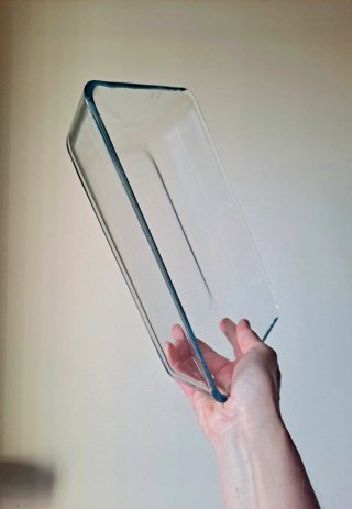 Lote Bandejas / fuertes de Cristal para Horno