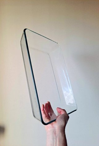 Lote Bandejas / fuertes de Cristal para Horno