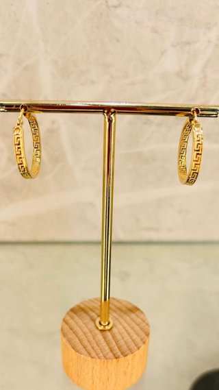 Pendientes Aro Modelo Versace Oro 18kl