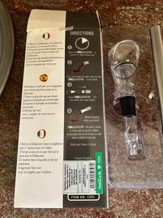 Enfriador de vino Chill-Aerator