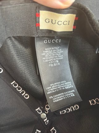 Gorra Gucci Negra