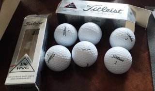 Set 2 Cajas Bolas Golf Titleist HVC 100