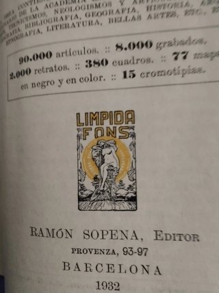 Diccionario enclopedico ilustrado (muy antiguo)