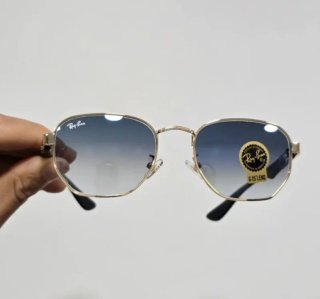 Gafas Ray-Ban Marco Dorado Lentes Azules