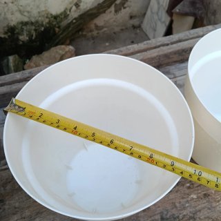 Lote de maceteros de plástico