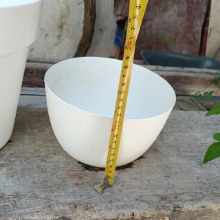 Lote de maceteros de plástico