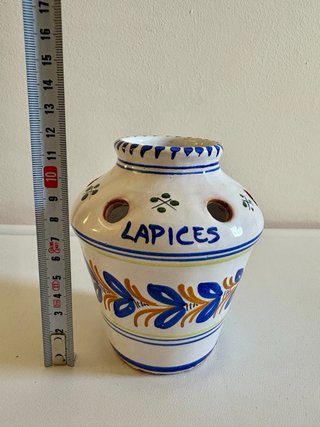 Bote Lápices Cerámica Vintage Kitsch