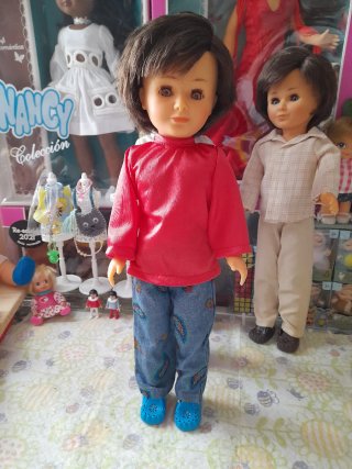 Camisa manga larga y pantalón Lucas Nancy muñecos