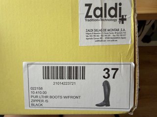 Botas de doma Zaldi 37S