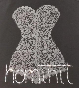 Camiseta tirantes negra vintage