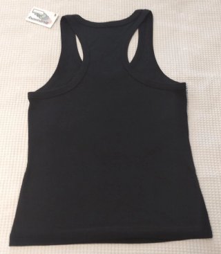 Camiseta tirantes negra vintage