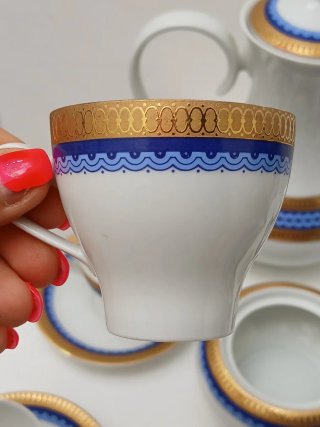 Servizio caffè vintage porcellana