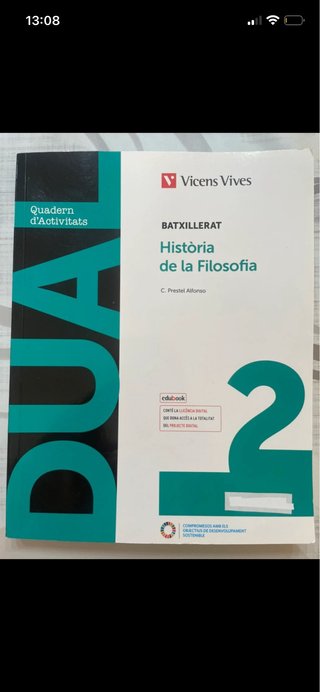 Història de la filosofia, Batxillerat 2, Dual Q...