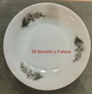 Vajilla Arcopal Años 70 Floral