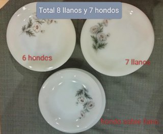 Vajilla Arcopal Años 70 Floral
