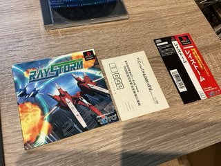 RayStorm Sony Playstation PS1 PSX NTSC JAP
