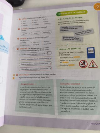 Lengua castellana, 5 Primaria