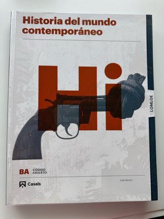 Historia del mundo contemporáneo, 1º Bachillerato