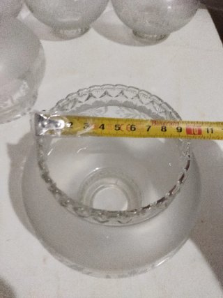 Tulipas de cristal esmerilado (5 unidades)