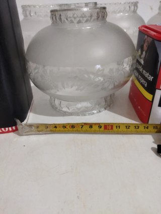 Tulipas de cristal esmerilado (5 unidades)