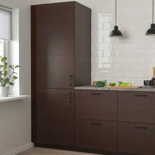 Puerta IKEA ASKERSUND Ceniza Marrón Oscuro 40x80