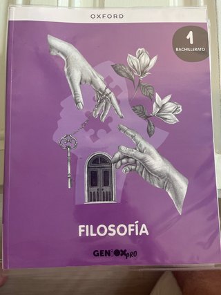Filosofía 1º Bachillerato. Libro del estudiante...