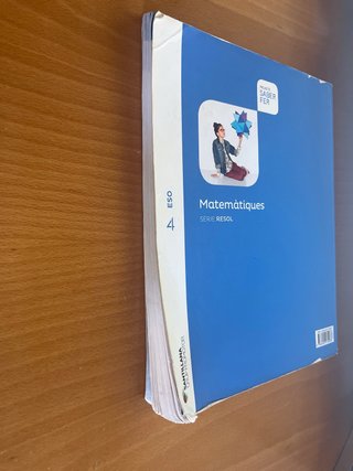 Matemàtiques, 4 ESO sèrie Resol : Saber Fer